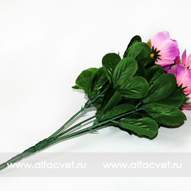 искусственные цветы азалия цвета фиолетовый 7