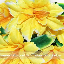 искусственные цветы колокольчики цвета желтый 1