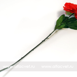 искусственные цветы пион цвета красный 4