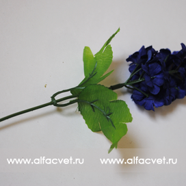 искусственные цветы сирень цвета синий 12