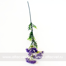 искусственные цветы ветка цвета сиреневый 8